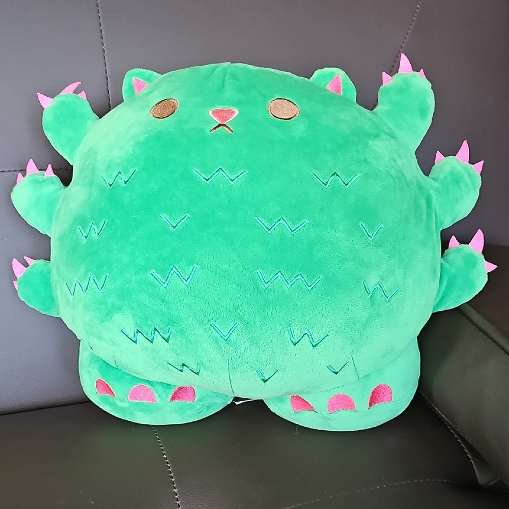 Kaiju Kitties Plush. PangPang, Cactus Cat, Plushie, 12 Inch